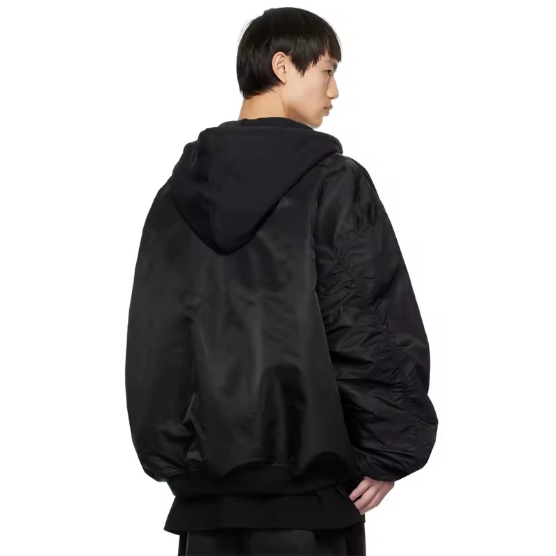Men Baseball Jacket Men Satin Varsity Jacket Satin Baseball Jacket